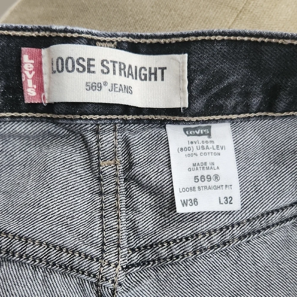 Levi's Black Straight Jeans Classic Style